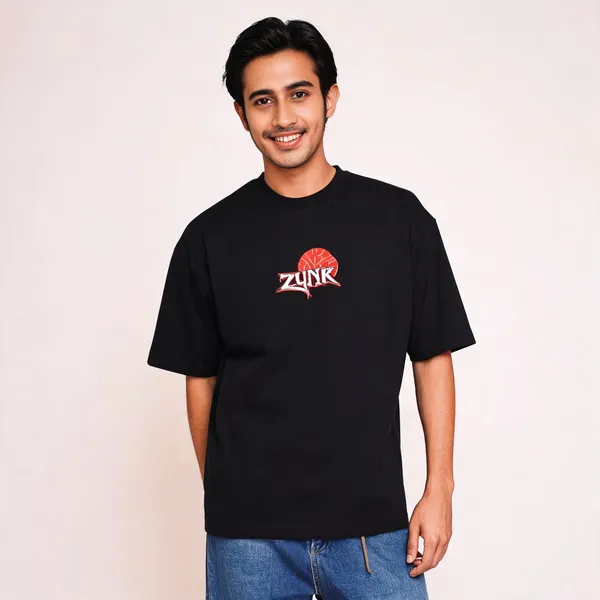 Black_Cotton_Oversized_Wolf_Print_T-Shirt_For_Unisex