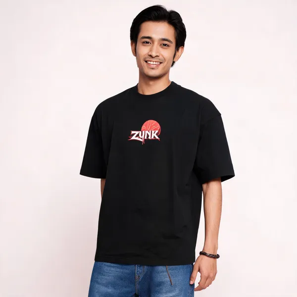 Black_Cotton_Oversized_Wolf_Print_T-Shirt_For_Unisex