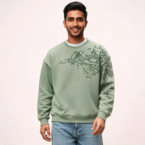 Sage_Green_Cotton_Oversized_Printed_Sweatshirt_For_Unisex