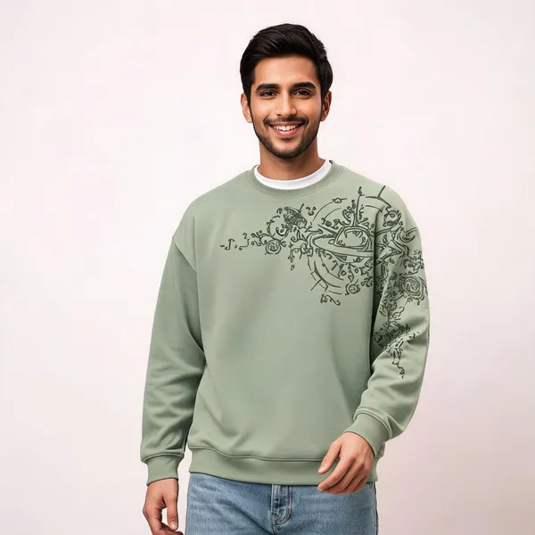 Sage_Green_Cotton_Oversized_Printed_Sweatshirt_For_Unisex