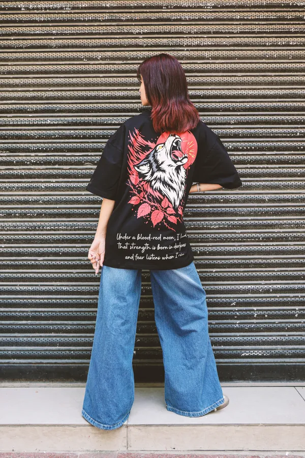 Black_Cotton_Oversized_Wolf_Print_T-Shirt_For_Unisex
