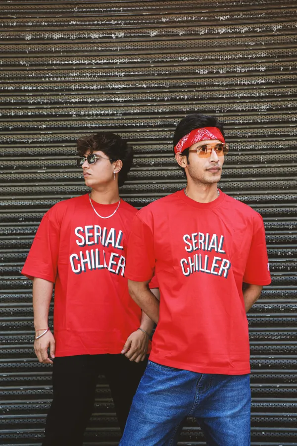 Red_Cotton_Oversized_Serial_Chiller_Print_T-Shirt_For_Unisex