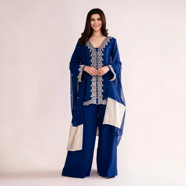 Blue_Satin_Straight_Embroidered_Kurta_Suit_Set_For_Women