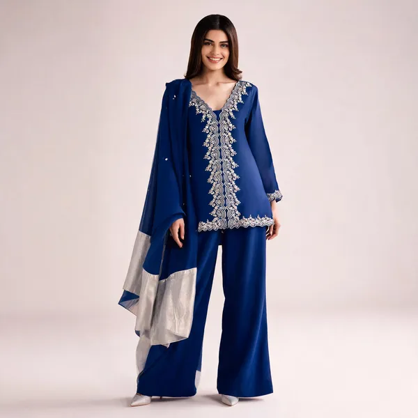 Blue_Satin_Straight_Embroidered_Kurta_Suit_Set_For_Women