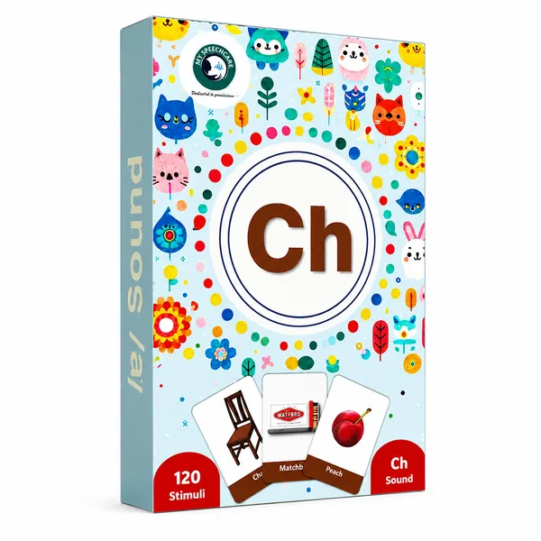 My_SpeechCare_Articulation_&_Pronunciation_Flashcards_–_/Ch/_Sound_|_Speech_Practice_Cards_for_Kids