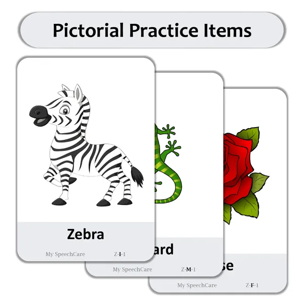 My_SpeechCare_Articulation_&_Pronunciation_Flashcards_–_/Z/_Sound_|_Speech_Practice_Cards_for_Kids