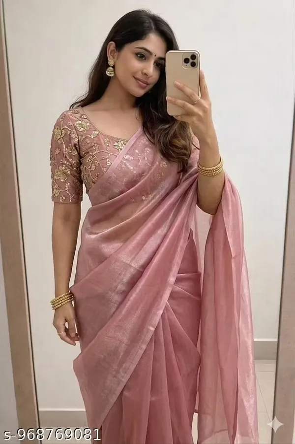 Pink_Satin_Silk_Embroidered_Saree_With_Blouse_For_Women