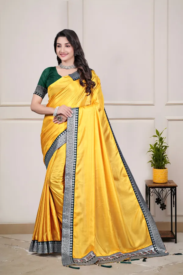 Yellow_Dola_Silk_Traditional_Saree_With_Blouse_For_Women