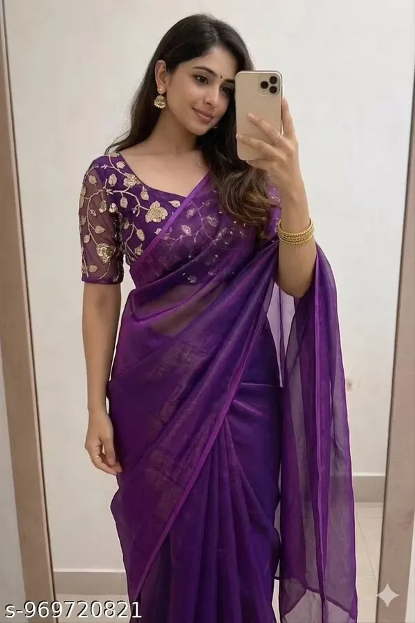 Purple_Satin_Silk_Embroidered_Saree_With_Blouse_For_Women
