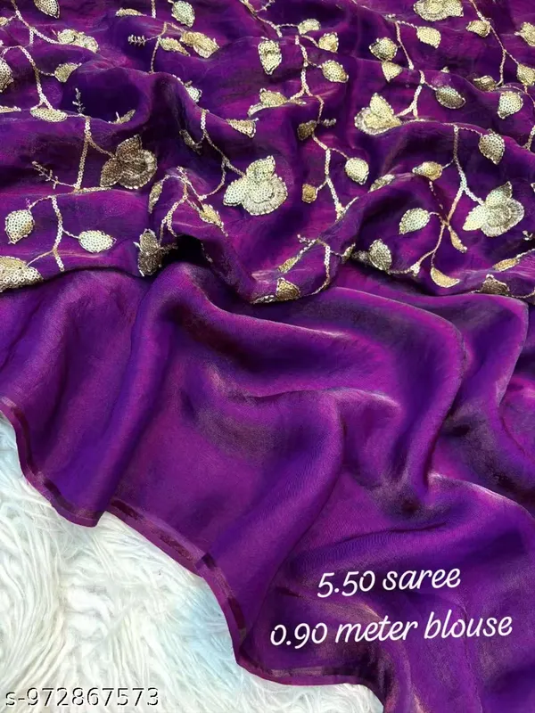 Purple_Satin_Silk_Embroidered_Saree_With_Blouse_For_Women