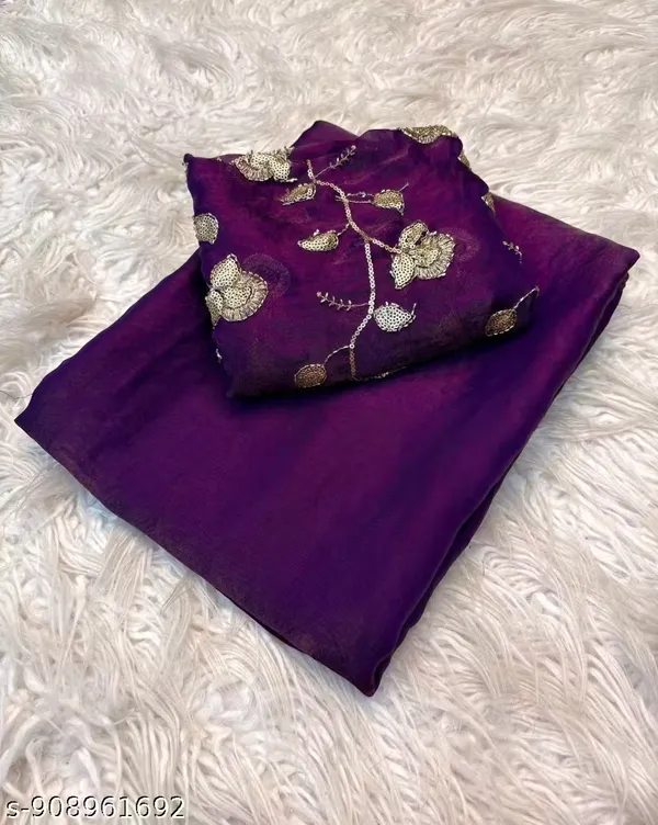 Purple_Satin_Silk_Embroidered_Saree_With_Blouse_For_Women