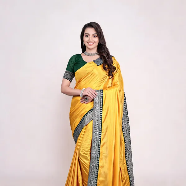 Yellow_Dola_Silk_Traditional_Saree_With_Blouse_For_Women