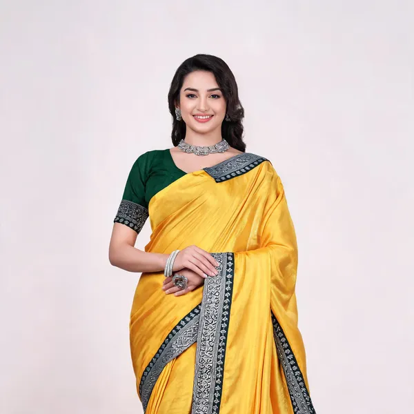 Yellow_Dola_Silk_Traditional_Saree_With_Blouse_For_Women