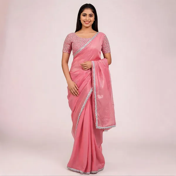 Pink_Shimmer_Silk_Embellished_Saree_With_Blouse_For_Women