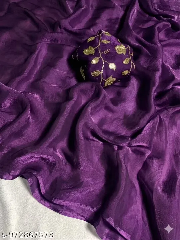 Purple_Satin_Silk_Embroidered_Saree_With_Blouse_For_Women