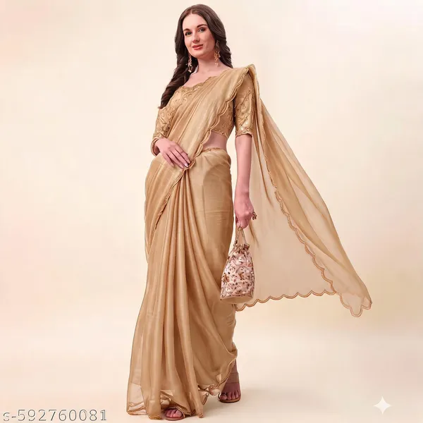 Beige_Shimmer_Silk_Embroidered_Saree_With_Blouse_For_Women