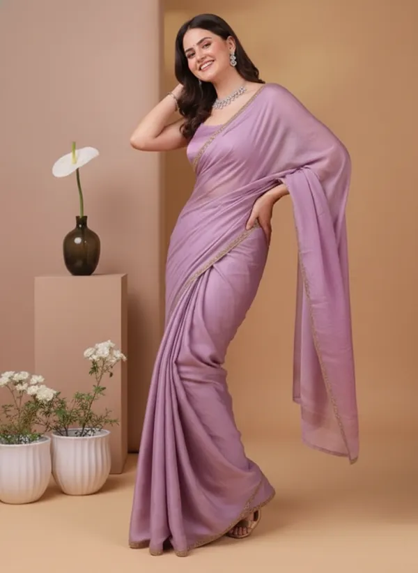 Pink_Satin_Silk_Saree_For_Women