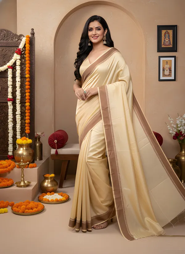 Grey_Satin_Silk_Saree_For_Women