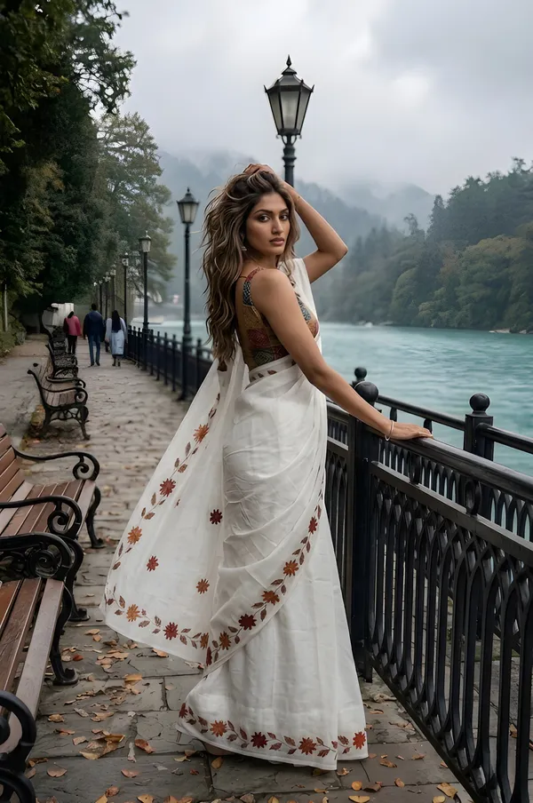 White_Cotton_Saree_For_Women