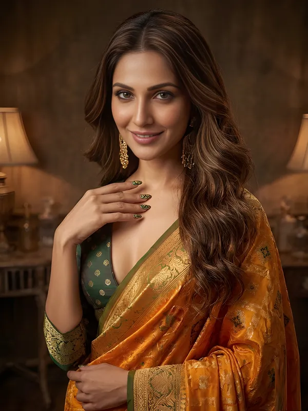 Yellow_Cotton_Saree_For_Women