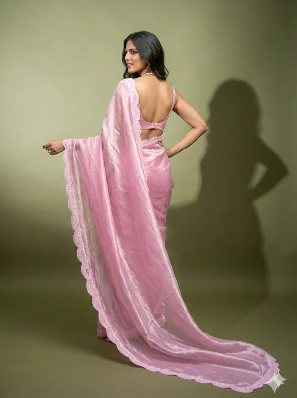 Pink_Satin_Silk_Saree_For_Women