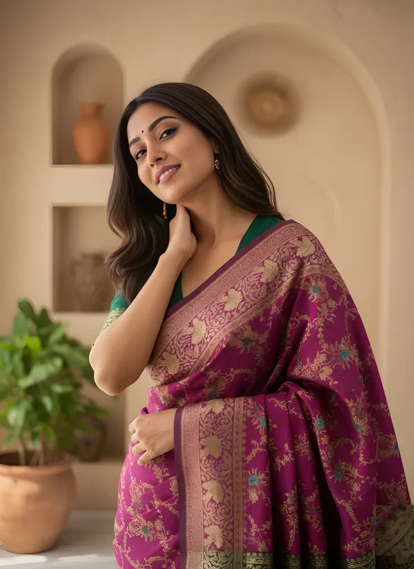 Purple_Cotton_Saree_For_Women