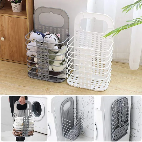 Grey_Abs_Plastic_Wall_Mounted_Laundry_Hamper_For_Laundry_Storage