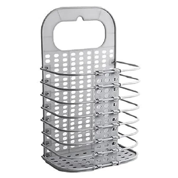 Grey_Abs_Plastic_Wall_Mounted_Laundry_Hamper_For_Laundry_Storage