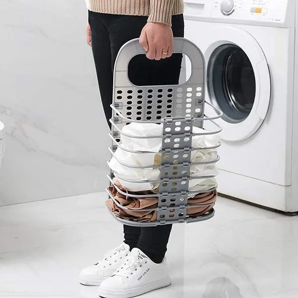 Grey_Abs_Plastic_Wall_Mounted_Laundry_Hamper_For_Laundry_Storage