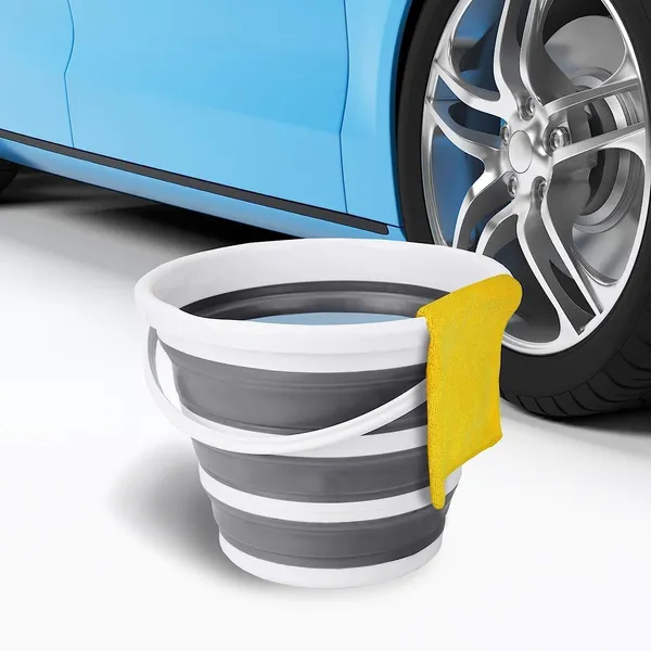 Grey_And_White_Silicone_+_Pp_Plastic_Foldable_Bucket_For_Carrying_Water_&_Cleaning