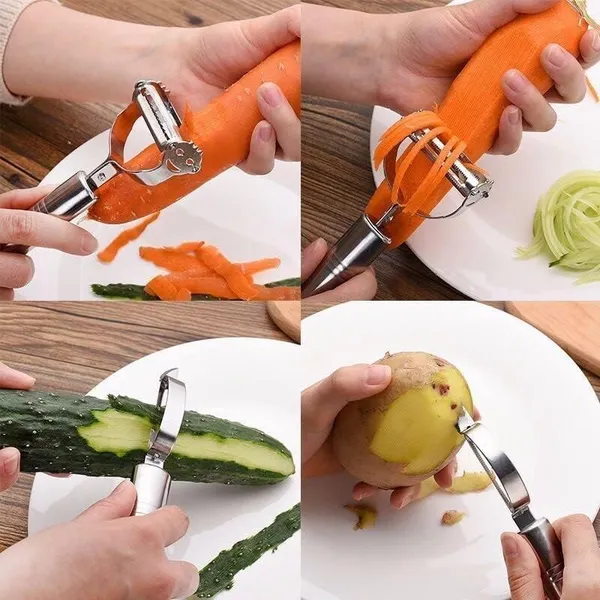 Silver_Stainless_Steel_Peeler_Set_For_Peeling_Fruits_&_Vegetables