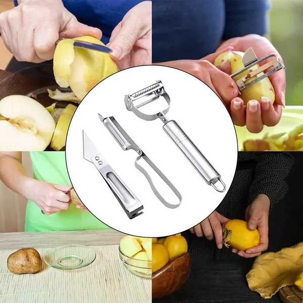 Silver_Stainless_Steel_Peeler_Set_For_Peeling_Fruits_&_Vegetables