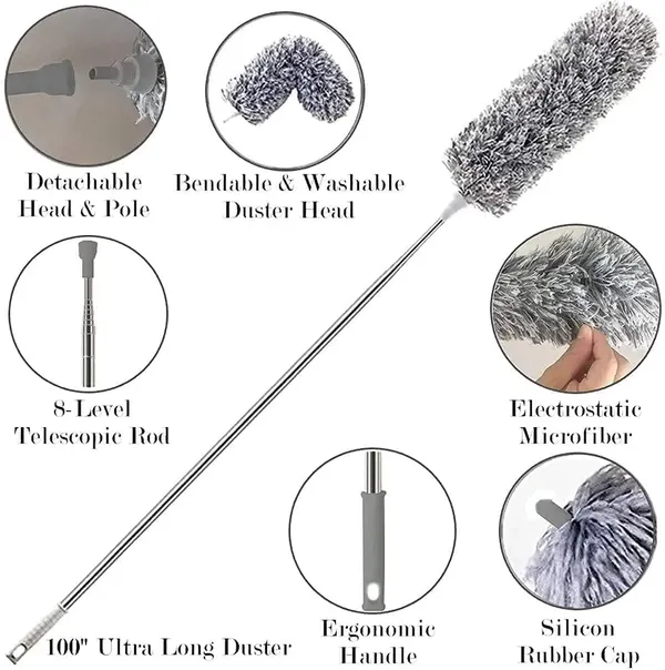 Grey_Microfiber_+_Stainless_Steel_Ceiling_Fan_Duster_For_Ceiling_Fan_Cleaning