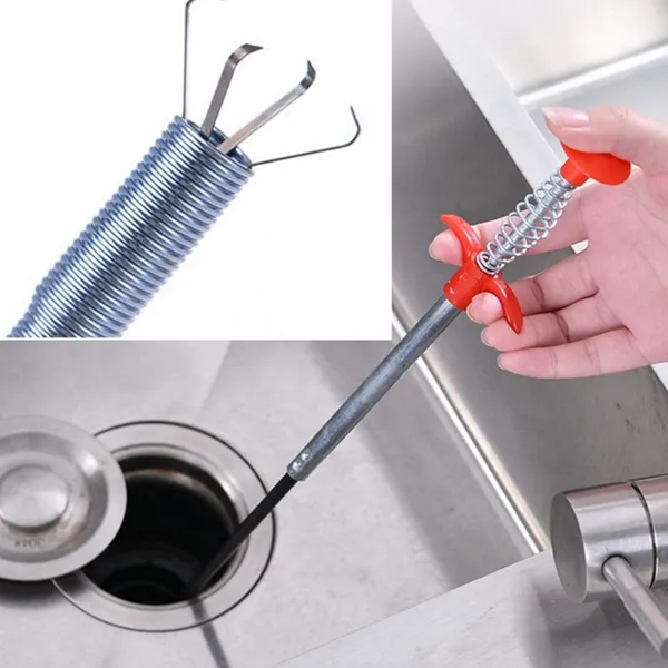 Black_Stainless_Steel_Drain_Snake_Grabber_For_Clearing_Blocked_Drains
