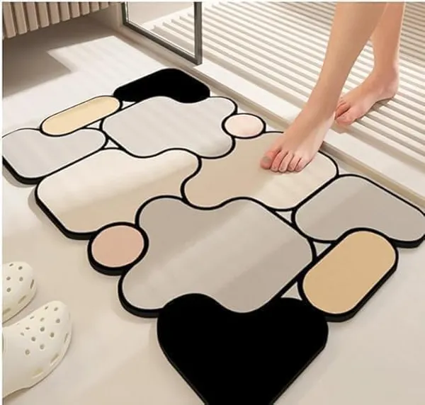 Multicolor_Polyester_Bath_Mat_For_Bathroom_Use
