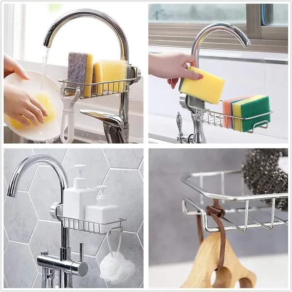 Silver_Stainless_Steel_Sink_Faucet_Caddy_For_Kitchen_Sink_Organization