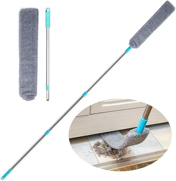 Grey_Microfiber_+_Stainless_Steel_Microfiber_Duster_For_Home_Cleaning