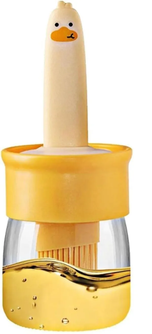 Yellow_And_Beige_Glass_+_Silicone_Oil_Dispenser_Bottle_For_Oil_Storage_&_Basting