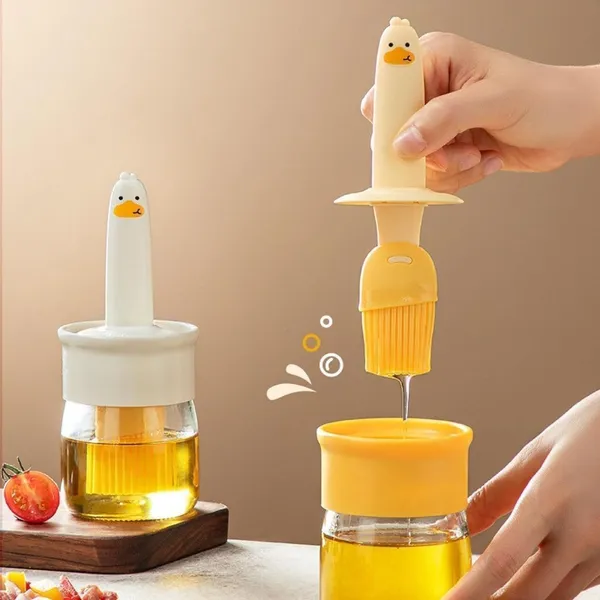 Yellow_And_Beige_Glass_+_Silicone_Oil_Dispenser_Bottle_For_Oil_Storage_&_Basting
