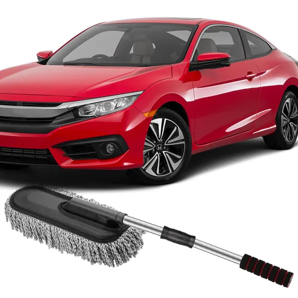 Grey_Microfiber_+_Stainless_Steel_Car_Duster_For_Car_Cleaning