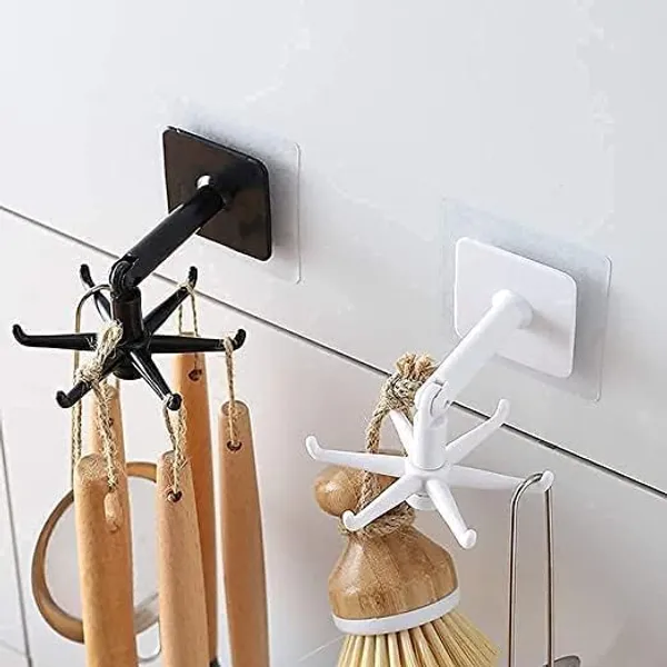 White_And_Black_Abs_Plastic_Wall_Mounted_Utensil_Holder_For_Hanging_Kitchen_Utensils_(Pack_Of_2_)