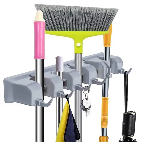 Grey_Glass_Wall_Mount_Holder_For_Organizing_Mops_&_Brooms