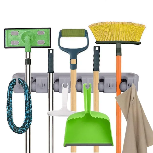Grey_Glass_Wall_Mount_Holder_For_Organizing_Mops_&_Brooms