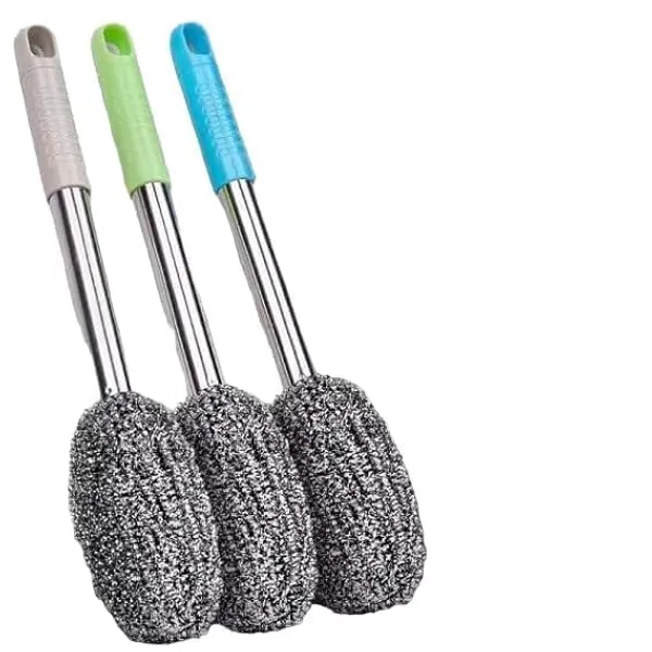 Grey_Stainless_Steel_+_Nylon_Bottle_Cleaning_Brush_For_Cleaning_Bottles_(Pack_Of_3_)