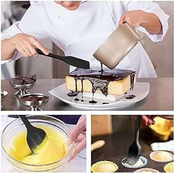 Black_Silicone_Silicone_Spatula_Set_For_Cooking_&_Baking
