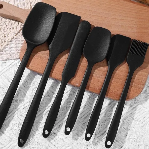 Black_Silicone_Silicone_Spatula_Set_For_Cooking_&_Baking