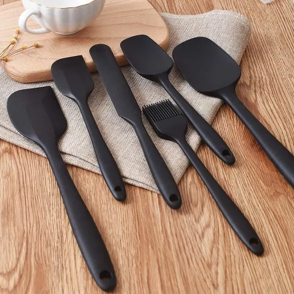 Black_Silicone_Silicone_Spatula_Set_For_Cooking_&_Baking