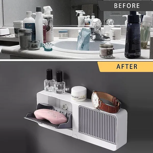 Grey_Abs_Plastic_Wall_Mounted_Storage_Box_For_Home_Storage