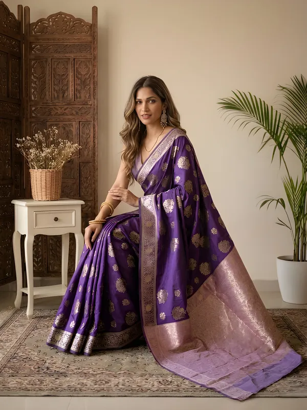 Purple_Silk_Saree_For_Women