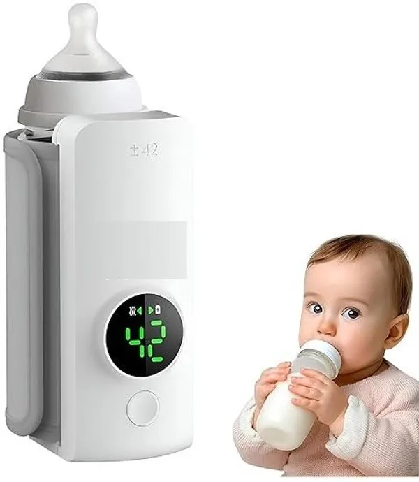 White_Stainless_Steel_Electric_Warmer_Bottle_For_Babies